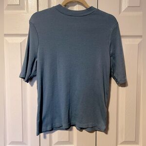 💙 A New Day Ribbed Top - Blue - Size L